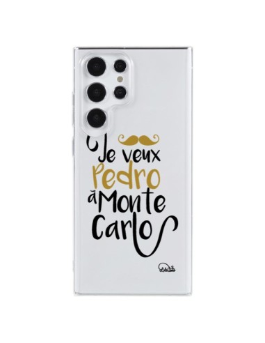 Samsung Galaxy S23 Ultra 5G Case Je veux Pedro à Monte Carlo Clear - Lolo Santo