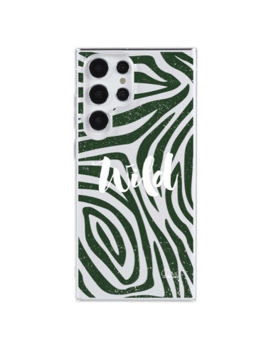 Coque Samsung Galaxy S23 Ultra 5G Wild Zebre Jungle Transparente - Lolo Santo