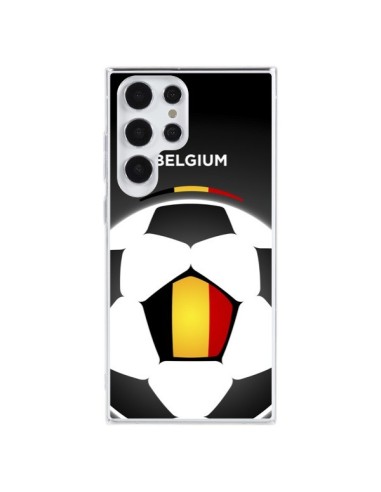 Coque Samsung Galaxy S23 Ultra 5G Belgique Ballon Football - Madotta