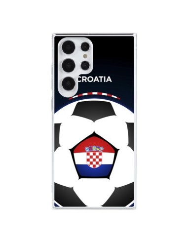Coque Samsung Galaxy S23 Ultra 5G Croatie Ballon Football - Madotta