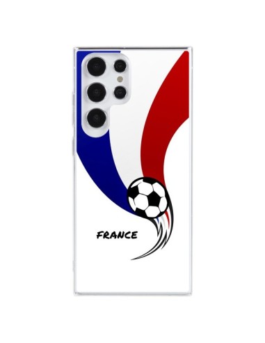 Coque Samsung Galaxy S23 Ultra 5G Equipe France Ballon Football - Madotta