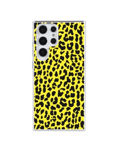 Coque Samsung Galaxy S23 Ultra 5G Leopard Jaune - Mary Nesrala