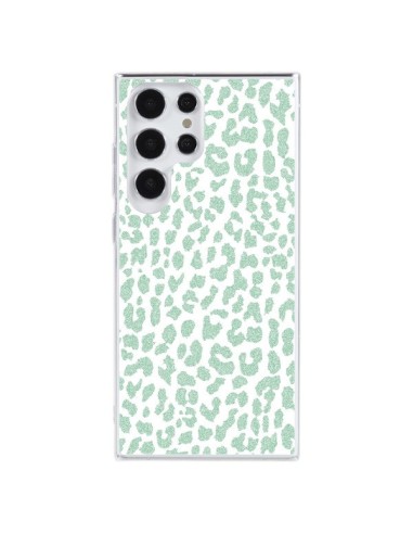 Cover Samsung Galaxy S23 Ultra 5G Leopardo Menta - Mary Nesrala