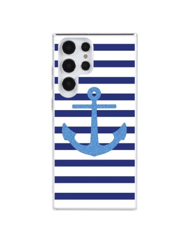 Coque Samsung Galaxy S23 Ultra 5G Ancre Voile Marin Navy Blue - Mary Nesrala