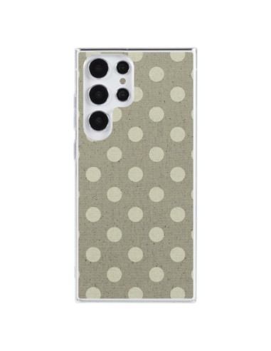 Coque Samsung Galaxy S23 Ultra 5G Pois Polka Camel - Mary Nesrala