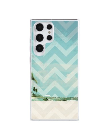 Samsung Galaxy S23 Ultra 5G Case Chevron Beach Dreams Triangle Aztec Summer - Mary Nesrala