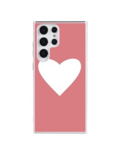 Coque Samsung Galaxy S23 Ultra 5G Coeur Corail - Mary...