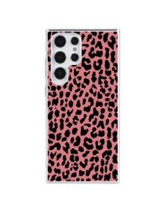Cover Samsung Galaxy S23 Ultra 5G Leopardo Corallo Neon -...