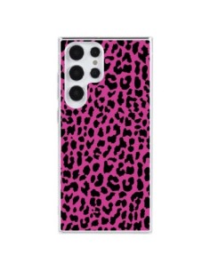 Coque Samsung Galaxy S23 Ultra 5G Leopard Rose Pink Neon...