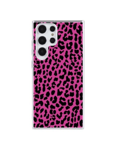 Coque Samsung Galaxy S23 Ultra 5G Leopard Rose Pink Neon - Mary Nesrala