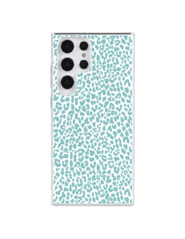 Coque Samsung Galaxy S23 Ultra 5G Leopard Turquoise - Mary Nesrala