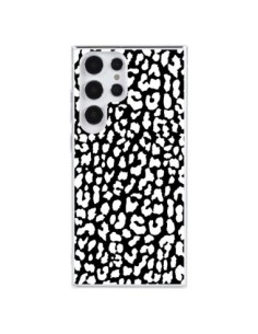 Coque Samsung Galaxy S23 Ultra 5G Leopard Noir et Blanc -...