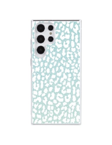 Coque Samsung Galaxy S23 Ultra 5G Leopard Winter Mint - Mary Nesrala