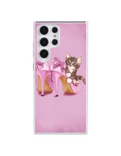 Coque Samsung Galaxy S23 Ultra 5G Chaton Chat Kitten...