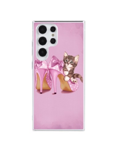 Coque Samsung Galaxy S23 Ultra 5G Chaton Chat Kitten Chaussure Shoes - Maryline Cazenave