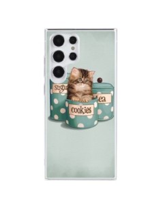 Coque Samsung Galaxy S23 Ultra 5G Chaton Chat Kitten...
