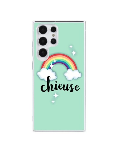 Coque Samsung Galaxy S23 Ultra 5G Chieuse Arc en Ciel - Maryline Cazenave