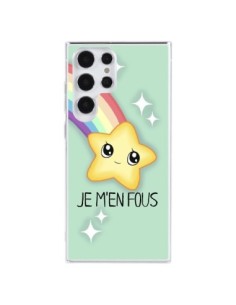Coque Samsung Galaxy S23 Ultra 5G Etoile Je m'en fous -...