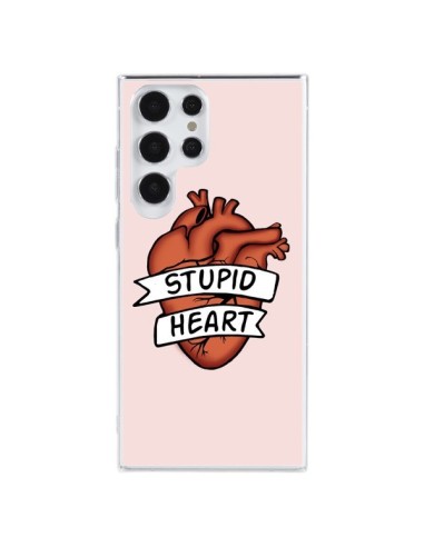 Coque Samsung Galaxy S23 Ultra 5G Stupid Heart Coeur - Maryline Cazenave