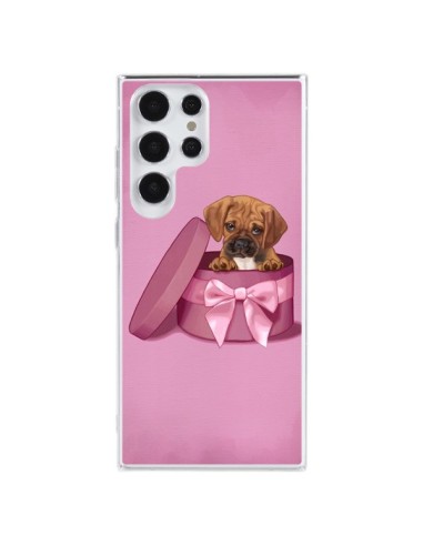 Samsung Galaxy S23 Ultra 5G Case Dog Boite Noeud Triste - Maryline Cazenave