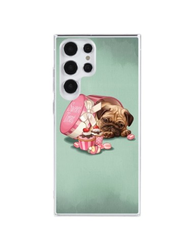 Coque Samsung Galaxy S23 Ultra 5G Chien Dog Cupcakes Gateau Bonbon Boite - Maryline Cazenave