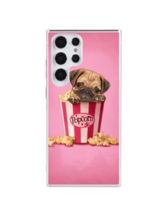 Coque Samsung Galaxy S23 Ultra 5G Chien Dog Popcorn Film...