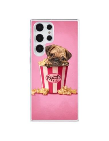 Coque Samsung Galaxy S23 Ultra 5G Chien Dog Popcorn Film - Maryline Cazenave