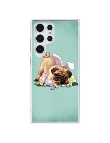 Coque Samsung Galaxy S23 Ultra 5G Chien Dog Rabbit Lapin Pâques Easter - Maryline Cazenave