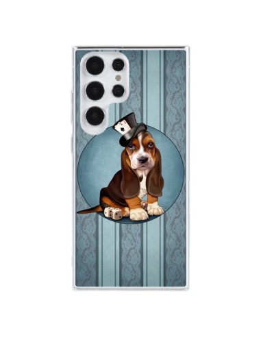 Coque Samsung Galaxy S23 Ultra 5G Chien Dog Jeu Poket Cartes - Maryline Cazenave