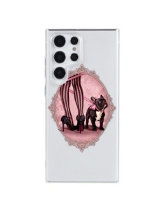 Samsung Galaxy S23 Ultra 5G Case Lady Jambes Dog Bulldog...