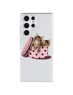 Coque Samsung Galaxy S23 Ultra 5G Chaton Chat Kitten...