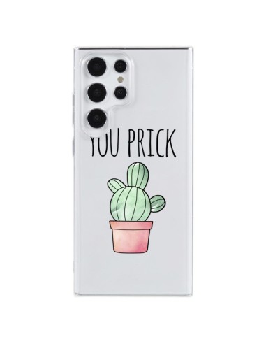 Coque Samsung Galaxy S23 Ultra 5G You Prick Cactus Transparente - Maryline Cazenave