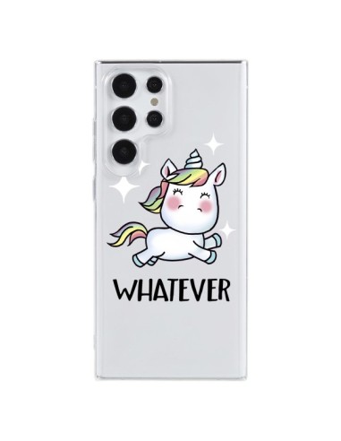 Samsung Galaxy S23 Ultra 5G Case Unicorn Whatever Clear - Maryline Cazenave