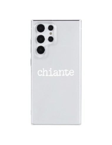 Coque Samsung Galaxy S23 Ultra 5G Chiante Blanc Transparente - Maryline Cazenave