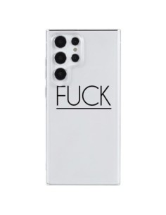Cover Samsung Galaxy S23 Ultra 5G Fuck Trasparente -...