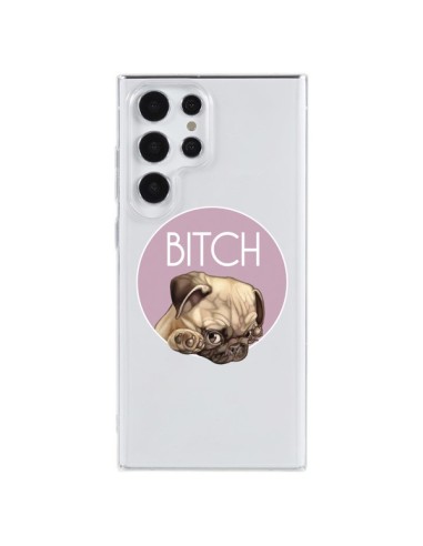 Cover Samsung Galaxy S23 Ultra 5G Bulldog Bitch Trasparente - Maryline Cazenave