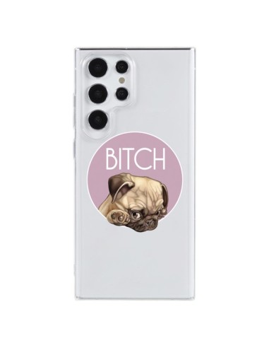 Samsung Galaxy S23 Ultra 5G Case Bulldog Bitch Clear - Maryline Cazenave