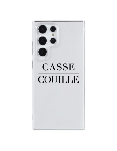 Coque Samsung Galaxy S23 Ultra 5G Casse Couille Transparente - Maryline Cazenave