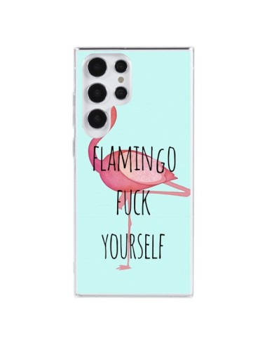 Samsung Galaxy S23 Ultra 5G Case Flamingo Flamingo Fuck Yourself - Maryline Cazenave