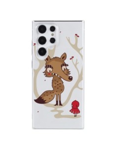 Cover Samsung Galaxy S23 Ultra 5G Cappuccetto Rosso Loup...