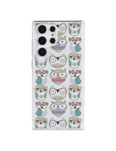 Coque Samsung Galaxy S23 Ultra 5G Chouettes Owl Hibou...