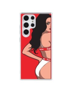 Samsung Galaxy S23 Ultra 5G Case Pop Art Girl Red -...