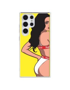 Cover Samsung Galaxy S23 Ultra 5G Pop Art Donna Giallo -...