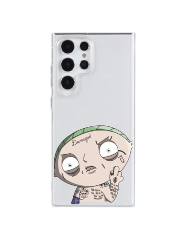 Coque Samsung Galaxy S23 Ultra 5G Stewie Joker Suicide Squad Transparente - Mikadololo