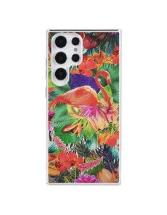 Coque Samsung Galaxy S23 Ultra 5G Tropical Flamant Rose -...