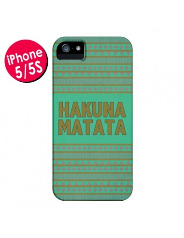 Coque Hakuna Matata Roi Lion pour iPhone 5 et 5S - Mary Nesrala