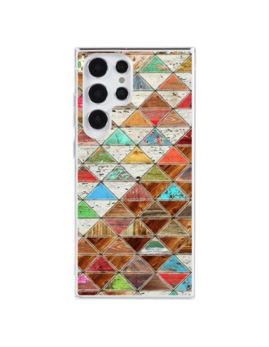 Coque Samsung Galaxy S23 Ultra 5G Love Pattern Triangle - Maximilian San