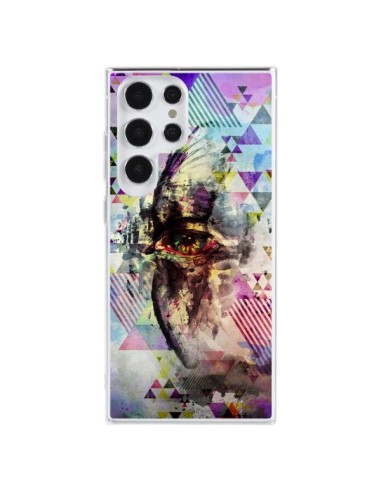 Cover Samsung Galaxy S23 Ultra 5G Occhio Triangolo Cry Bird - Maximilian San