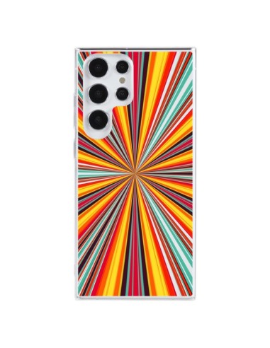 Coque Samsung Galaxy S23 Ultra 5G Horizon Bandes Multicolores - Maximilian San