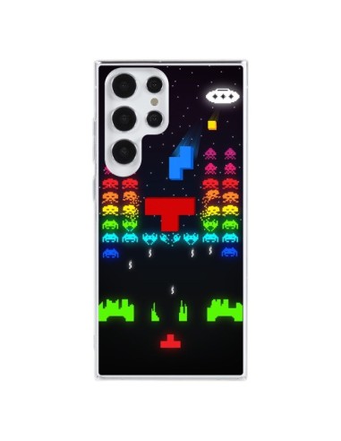 Samsung Galaxy S23 Ultra 5G Case Invatris Space Invaders Tetris Jeu - Maximilian San